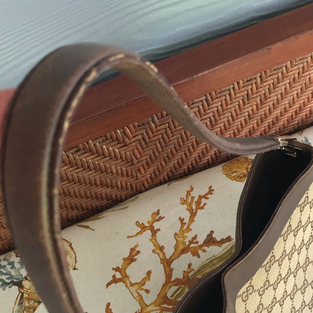 Gucci Brown canvas handbag - Picture 7 of 8